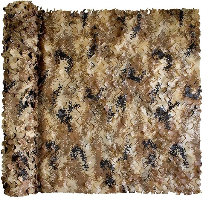 Digital desert camouflage net full panel