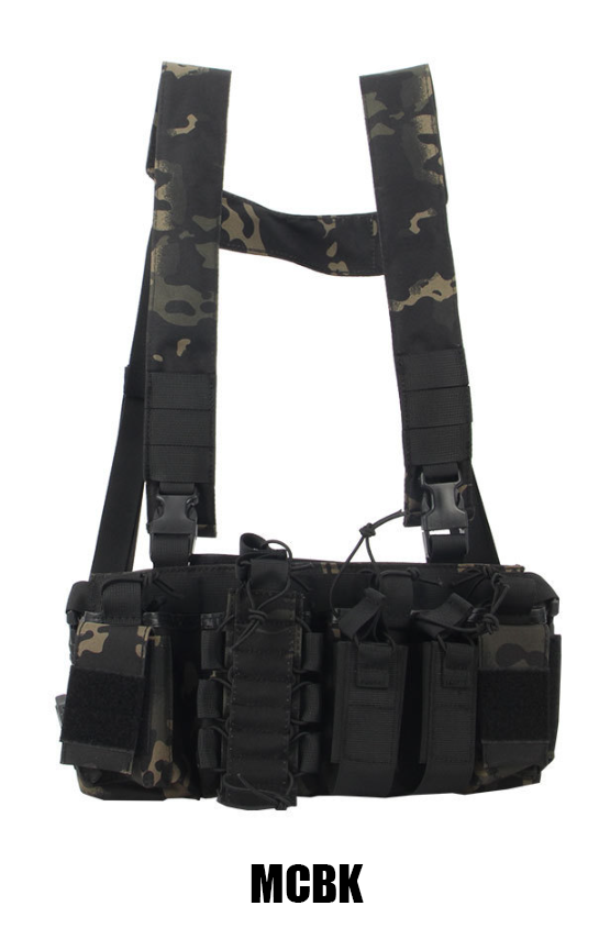 Multicam Black chest rig